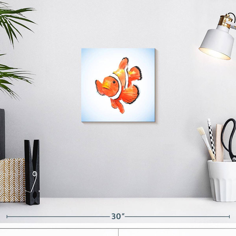 Crowle Percula Clownfish, 10" H x 10" W