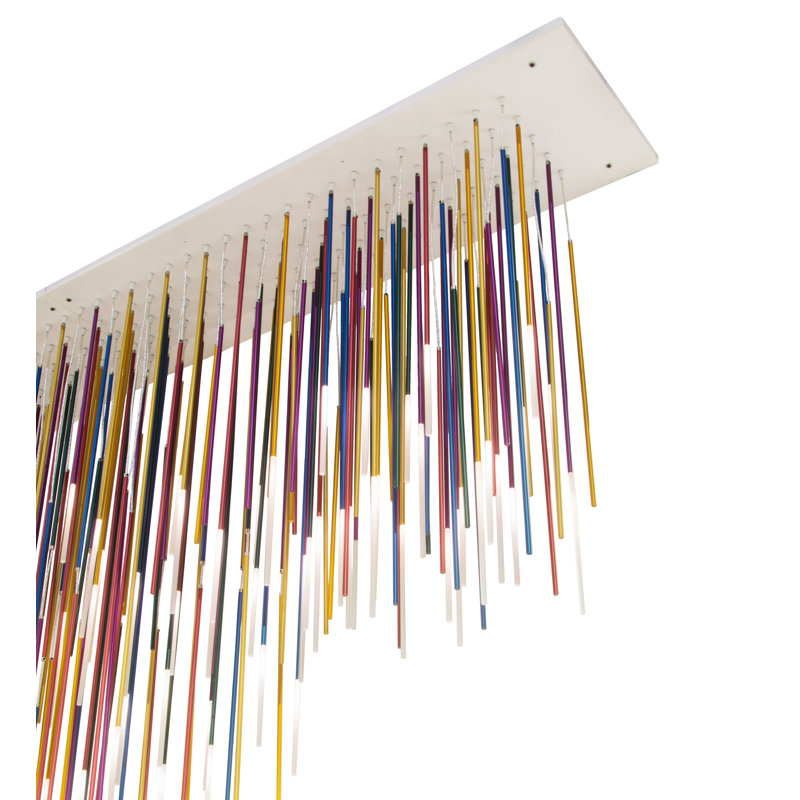 Luminaire suspendu géométrique à 107 lumières DEL Pae Kukuna Pae
