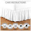 Premium Cotton Blend Plain Dyed Valance Sheet | Soft Durable and Breathable Luxury Bed Sheet for Ultimate Comfort-35991541-35991566