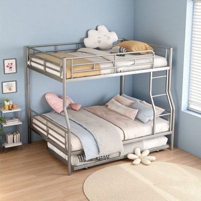 Metal Bunk Bed With Trundle