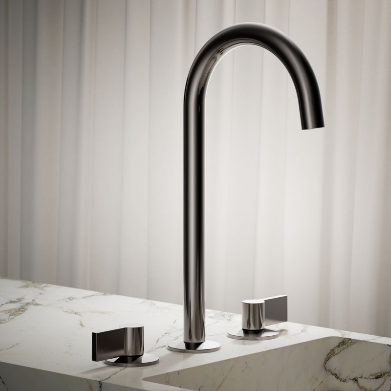 Components Bathroom Sink Faucet Spout With Tube Design 1.2 GPM, Satin
