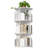 3 Tier Rotating Bookshelf, 360° Rotating White Bookcase for Small Spaces, Corner Bookshelf For Bedroom, Living Room, Study Room-736273591
