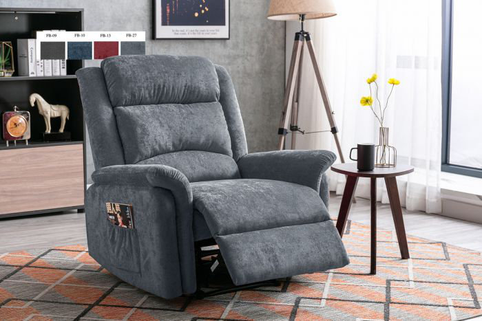 Ladeana 86cm Wide Standard Recliner, Grey