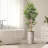 Artificial Tree in Geometric Pattern Planter Fake Bamboo Silk Tree (Plant Pot Plus Tree)-103593075