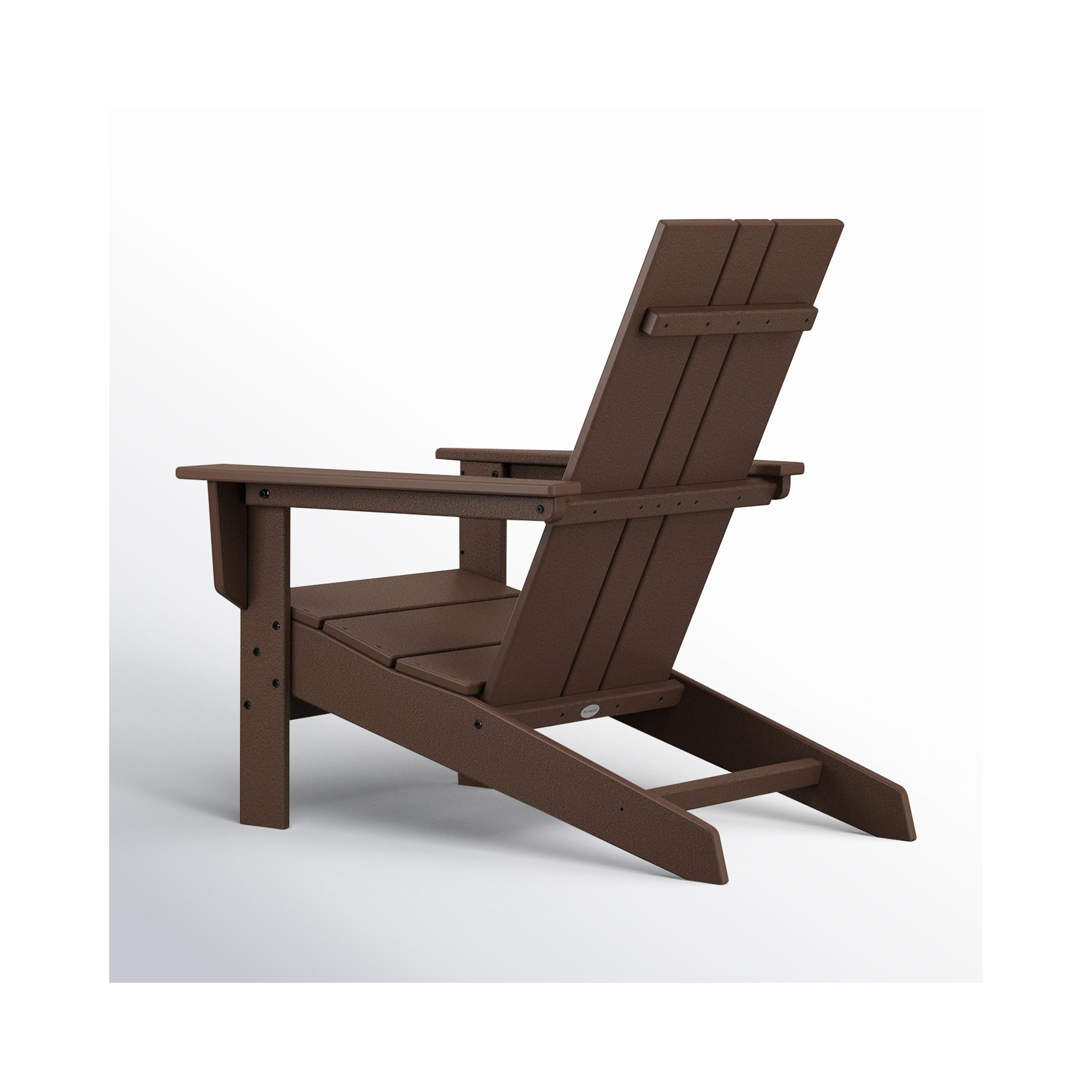 POLYWOOD x AllModern Plastic Adirondack Chair, Mahogany