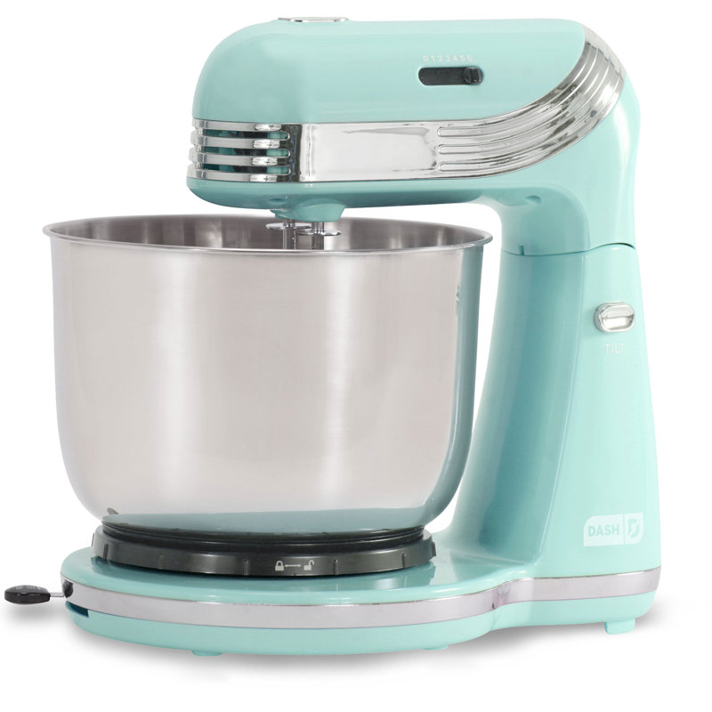 Batteur sur socle de 2,5 pte à 6 vitesses Mixers de DASH, Bleu pastel