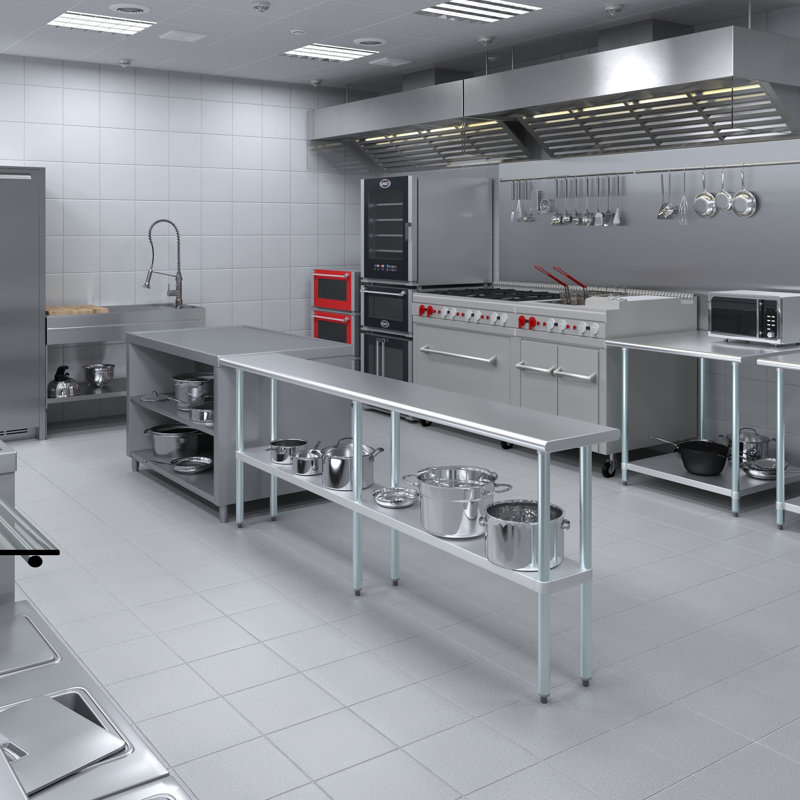 14 in. x 96 in. Stainless Steel Table
