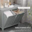 Armoire de trieur de linge inclinable