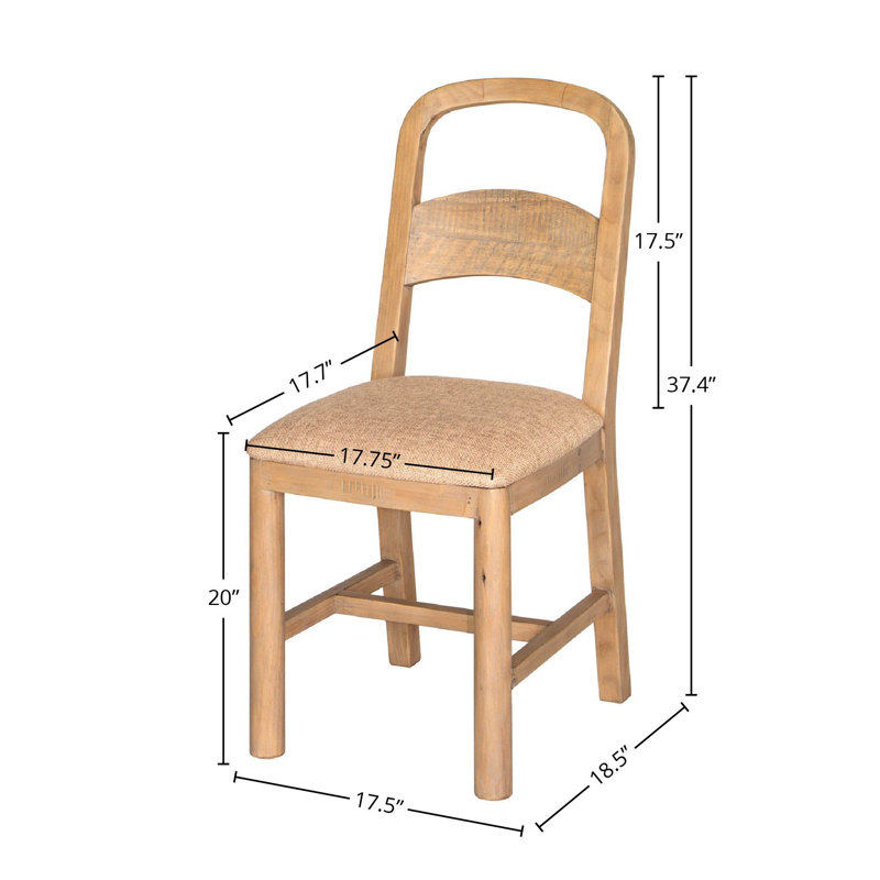 Rema Pine Dining Chair (Set of 2)