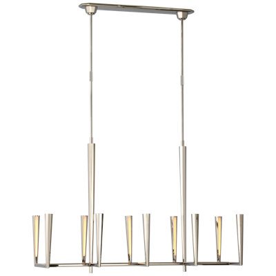 Thomas O'Brien Galahad Large Linear Chandelier
