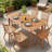 Nordic Style Rectangular Kitchen Table,Wood Dining Table With Large Tabletop