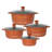 Laria 8 - Piece Non-Stick Aluminium Cookware Set - Induction Ready-93721122