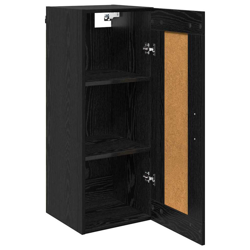 Highboard Accent Chest, Black Oak