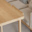 Bureau rectangulaire brun en bois massif avec 6 tiroirs-1606692719