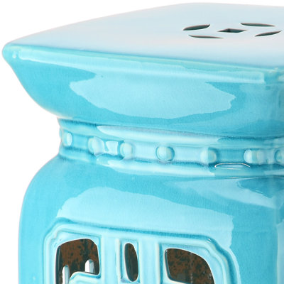 Amedee Ceramic Accent Stool