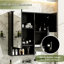 Armoire murale de salle de bain avec miroir - 29,51 po x 28,74 po, tablette réglable, peu encombrante, tablettes modernes de 7,3 po, verre à haute densité, économie-2052590503