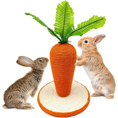 Poteau à griffes avec base robuste en sisal