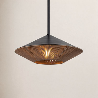 Keaz Single Light Steel Pendant