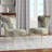 Upholstered Floral Side Chair - Modern floral Accent Chair-90396874