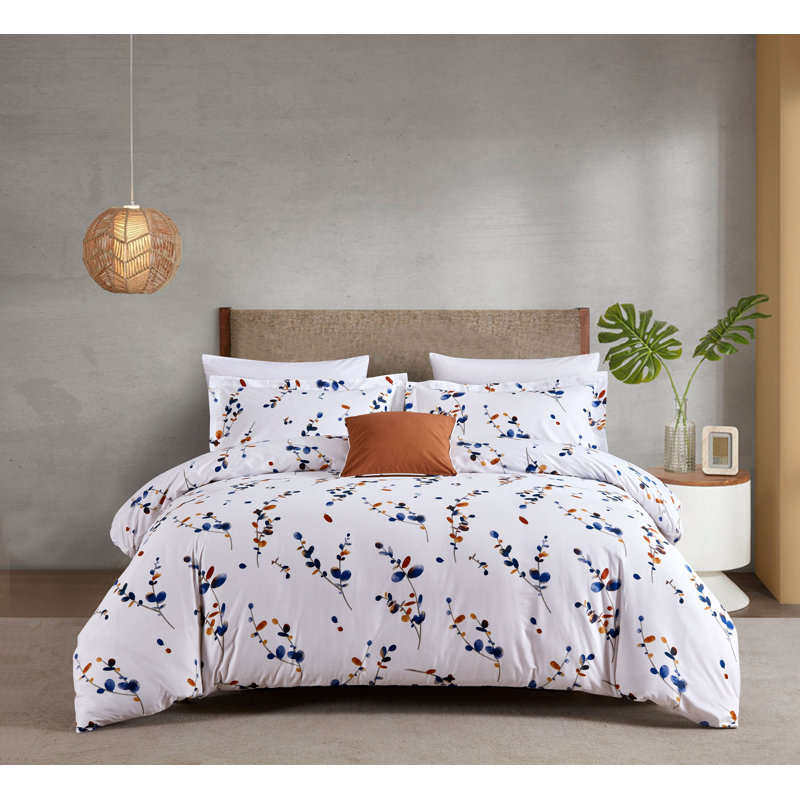 Ensemble de housse de couette 100% satin de coton Brackmann, Housse de couette pour lit simple