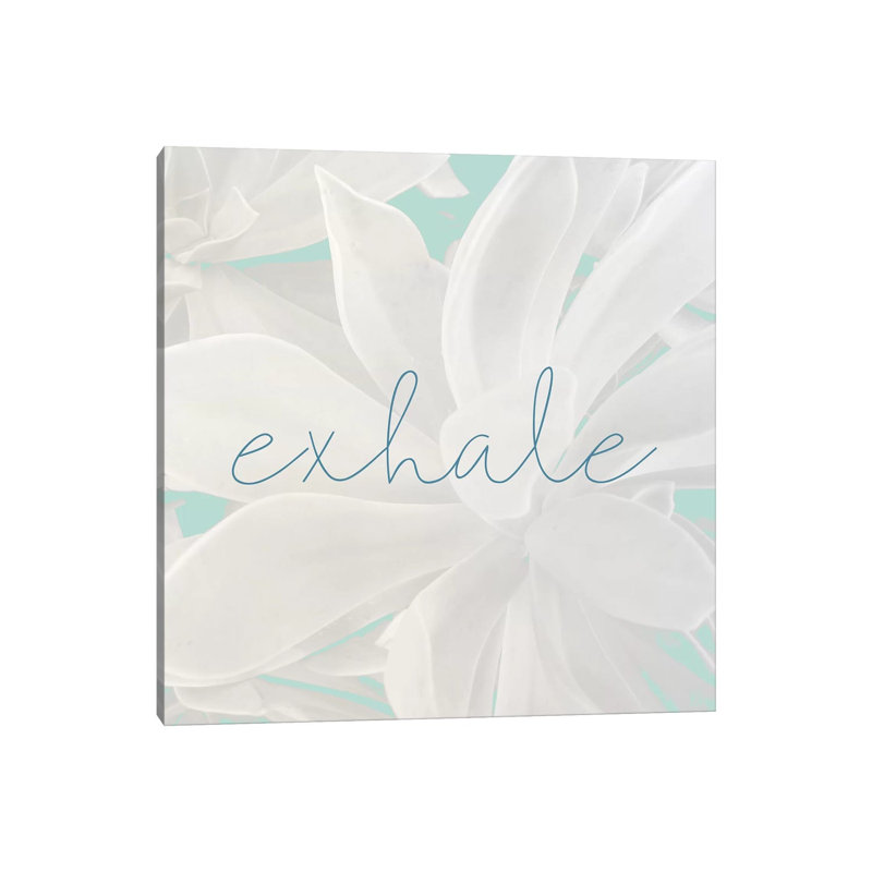 Exhale 1 Piece Wrapped Canvas Wall Art, 45.72cm H x 45.72cm W x 1.905cm D