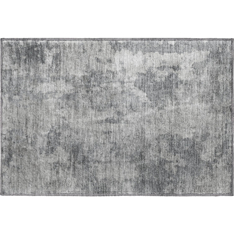 Premium Machine Washable Cerrito AMF573 Gray Rug