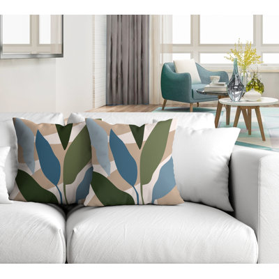 Polyester/Polyester Blend Throw Square Indoor/Outdoor