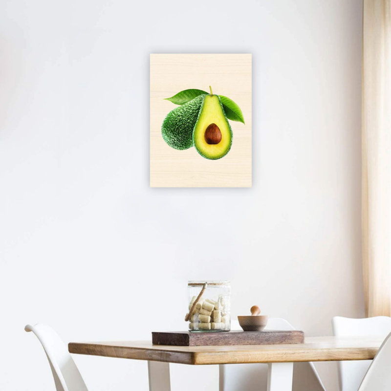 "Fresh Green Fruit", reproduction d'art sur toile, 24 x 18 pouces, Premium Home Modern