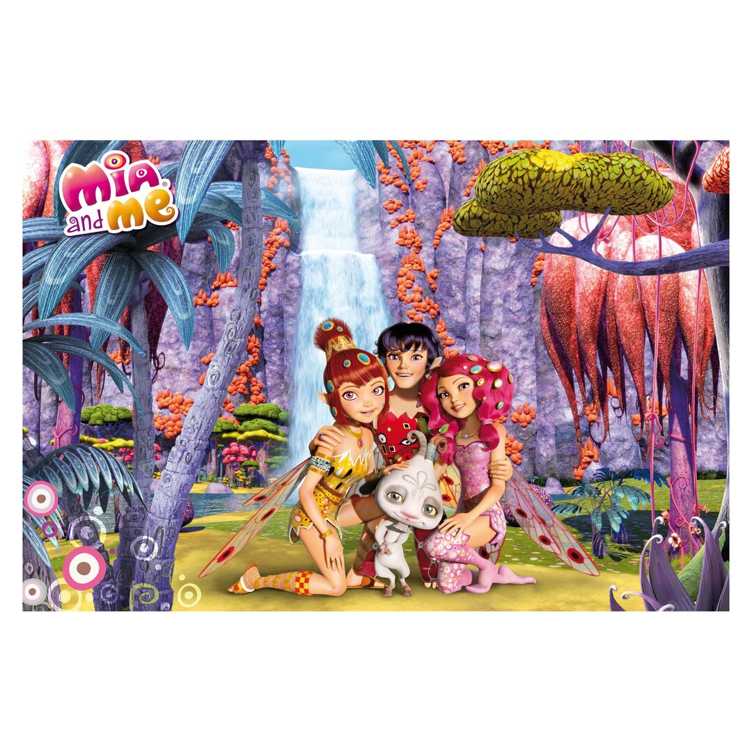 Strukturierte Tapete Mia and Me – Mia and Friends 2,55 m x 384 cm