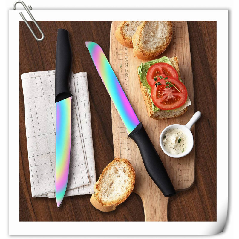 Ensemble de porte-couteaux 14 pièces Rephene Knife, Noir