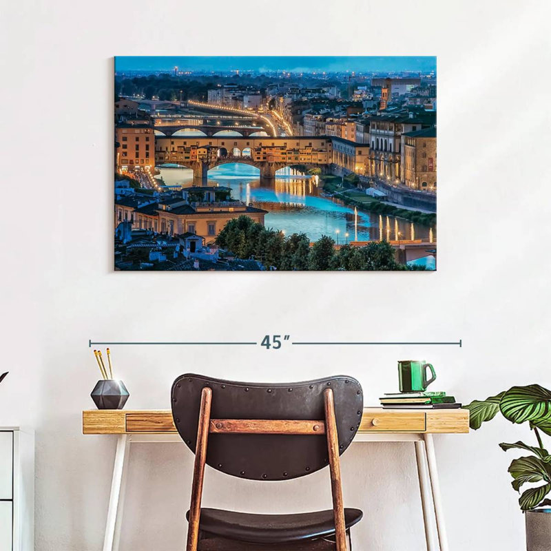 Kavia Florence City At Sunset II, 26" H x 39" W