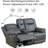 Deep Gray Breathing Leather Recliner Loveseat Sofa