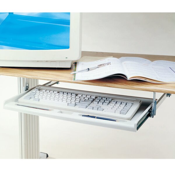 vivo Extra Sturdy Clamp-On Computer Keyboard Tray Platform with Pencil Drawer