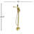 Freestanding Tub Filler Faucet with Hand Shower Venus - Brushed Gold-95304173-95449011