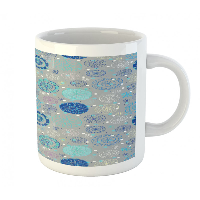 Grande tasse à café doodle