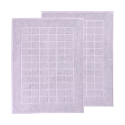 Tapis de bain réversible 100% coton épais et absorbant