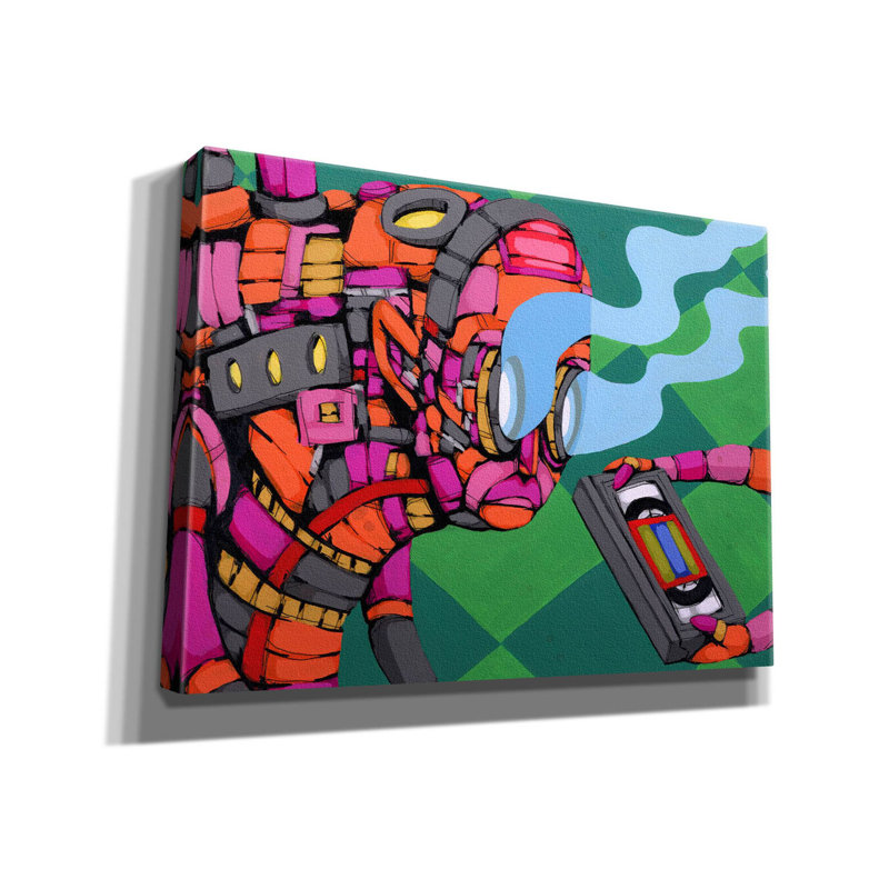 Sur toile, H 40 po x l 54 po x P 1,5 po