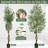Olive Tree in Pot with Realistic Leaves and Natural Trunk,Olive Plants with Fruits for Home Decor-933122958
