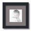 Cadre pour photo simple 5 "x 5" en bois mat-70811587