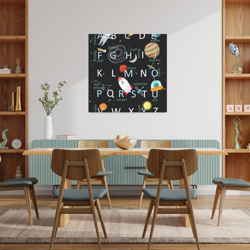 Art mural contemporain de style abstrait, H 36 po x l 36 po