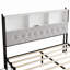 Smart Bookcase Velvet Storage Beds Upholstered Bed-134454803