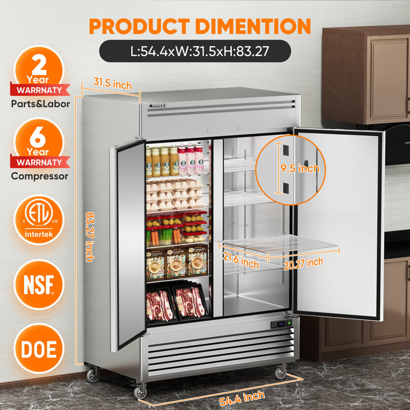 Réfrigérateur commercial 2 portes CMF Coolski