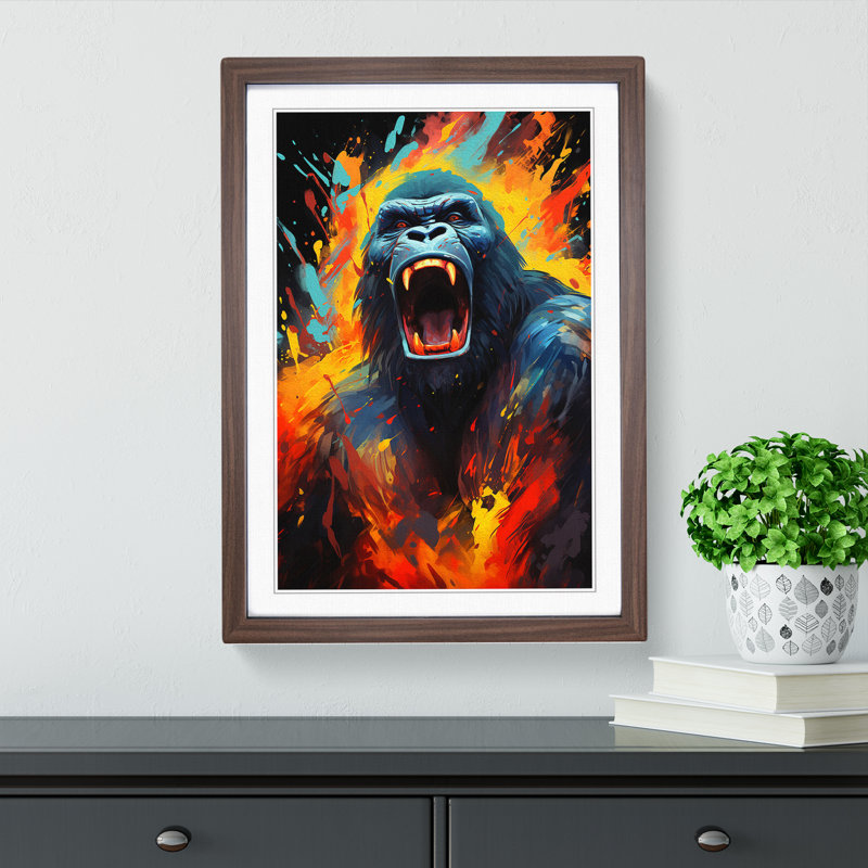 Gorilla Tachisme - Framed Print