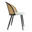 Chaise d'appoint rembourrée en rotin Atwater-1519845856