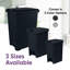 Poubelle à pédale compacte Superio 10L à ouverture double 2,5 gallons Superio (10,63 po x 7,68 po x 13,53 po) Superio-123538946
