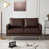 Coffee Brown Faux Leather is out of stock selected