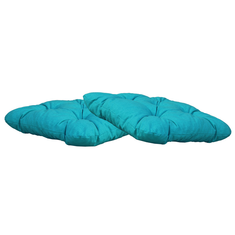 Garden Seat Cushion, Turquoise