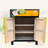 9 Pair Solid Wood Shoe Storage Cabinet