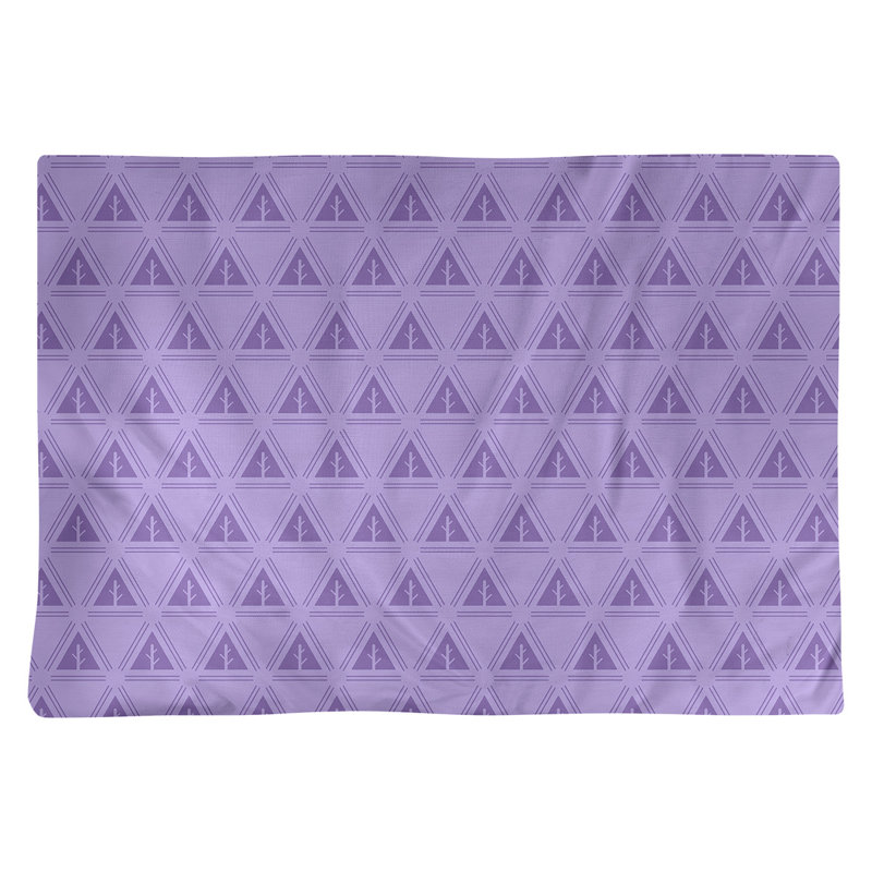 Récapitulatif de coton 18" classique à arbre minimaliste Barbra, Mauve clair, Polyester