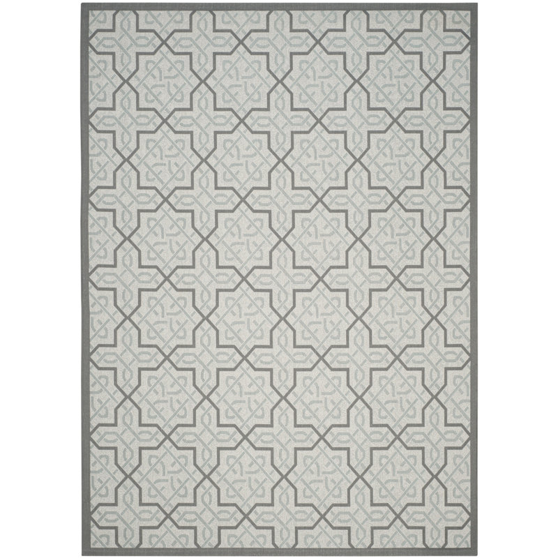 Dirks Performance Geometric Rug, Rectangle 5'3" x 7'7"